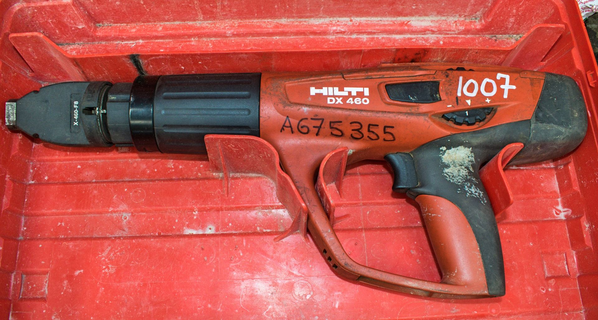 Hilti DX460 nail gun c/w carry case A675355