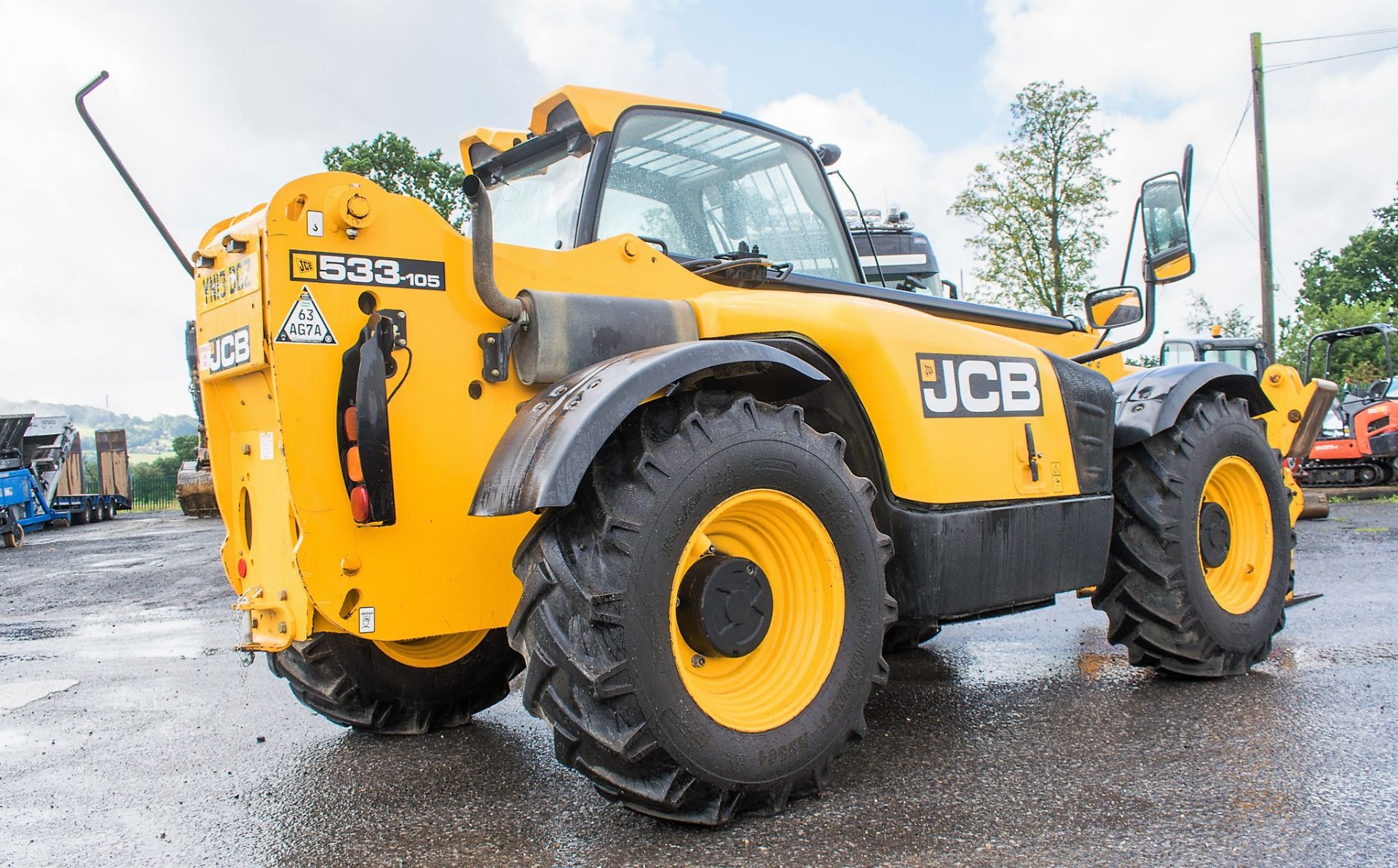 JCB 533-105 10.5 metre telescopic handler Year: 2012 S/N: 2145316 Recorded Hours: 5029 - Image 4 of 14