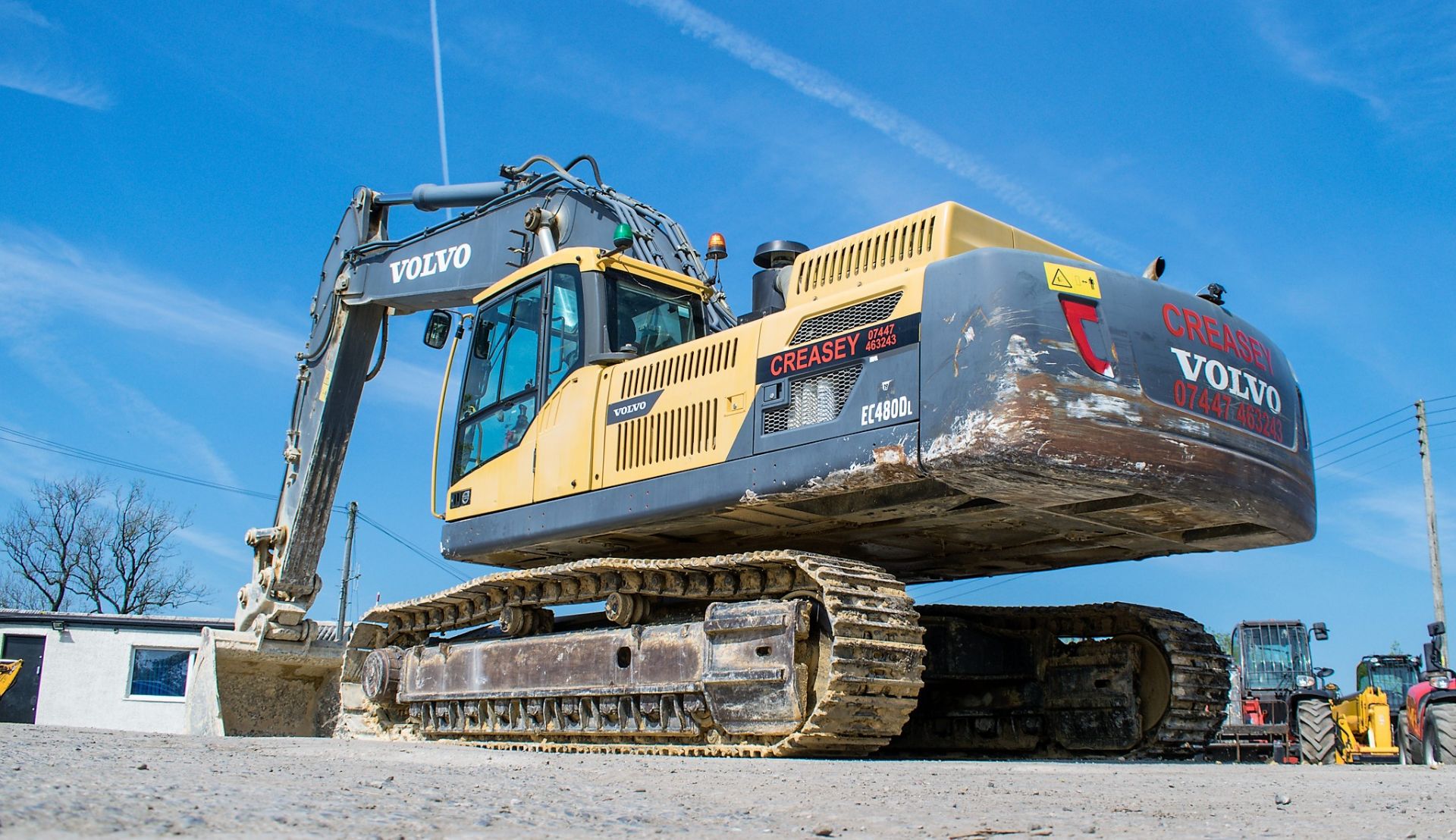 Volvo EC 480 DL 48 tonne steel tracked excavator  Year: 2014 S/N: DE00272529 Recorded hours: 7470 - Image 8 of 19