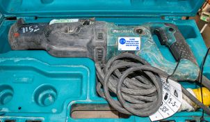 Makita 110v reciprocating saw c/w carry case co