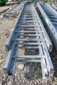 Lyte triple stage extending aluminium ladder XLA839