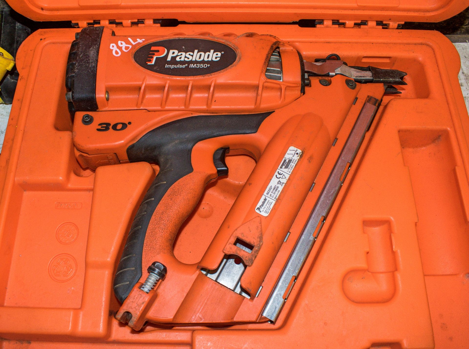 Paslode Impulse IM350+ nail gun c/w carry case A729445** No battery or charger **