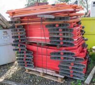 2 - pallets of plastic security barriers