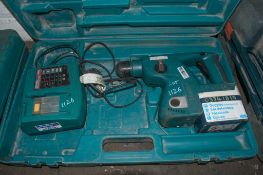 MAKITA 24 volt cordless SDS rotary hammer drill Complete with charger and carry case