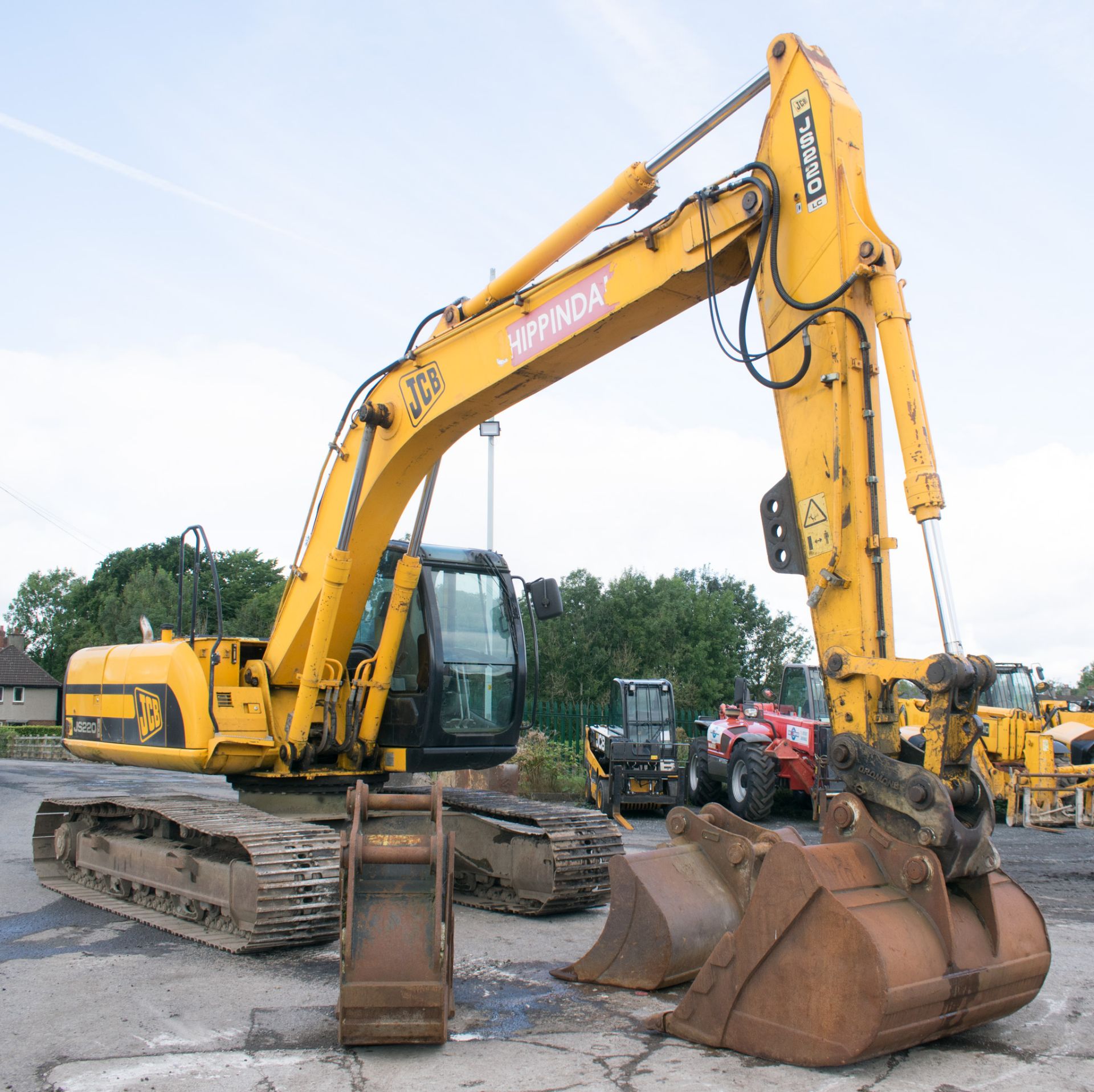 JCB JS220 LC 22 tonne steel tracked excavator Year: 2008 S/N: 81611097 Recorded hours: 7160 Complete - Image 2 of 18