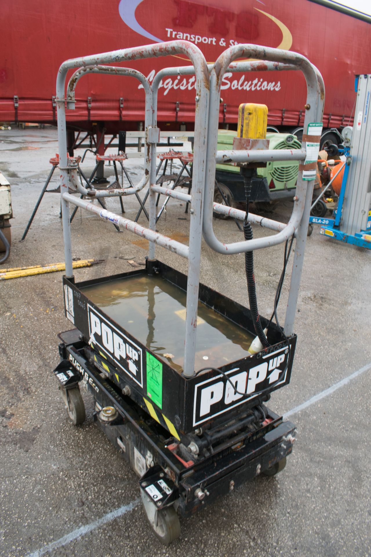 Pop-up Push 8 Eco battery electric push along scissor lift 0045 - Image 2 of 2