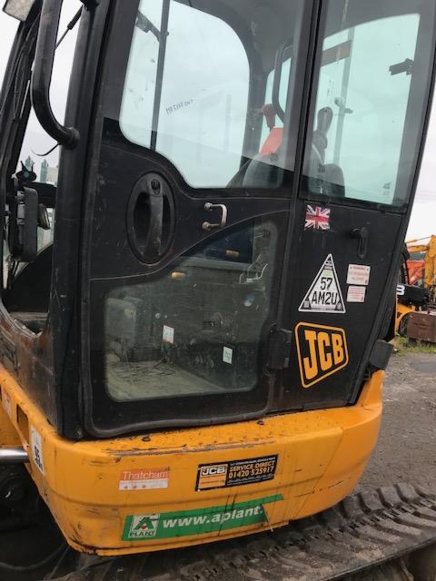 JCB 8025 ZTS 2.6 tonne rubber tracked zero tail swing mini excavator  Year: 2015 S/N: 2226815 - Bild 10 aus 18