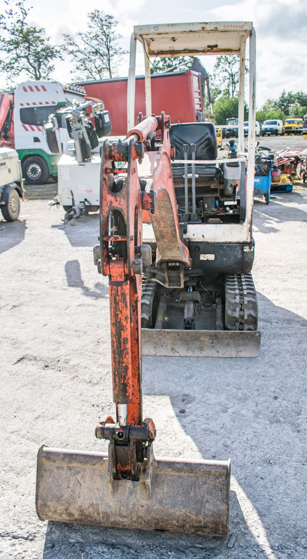 Kubota KX36-3 1.5 tonne rubber tracked excavator Year: 2008 S/N: 2078047 Recorded Hours: 5335 - Image 5 of 12