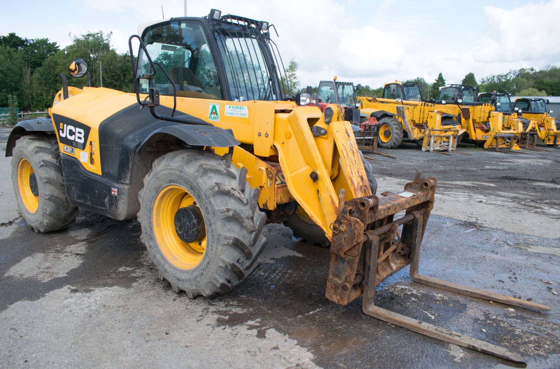 JCB 531-70 7 metre telescopic handler Year: 2013 S/N: 2176752 Recorded hours: 1643 c/w reverse - Image 5 of 13