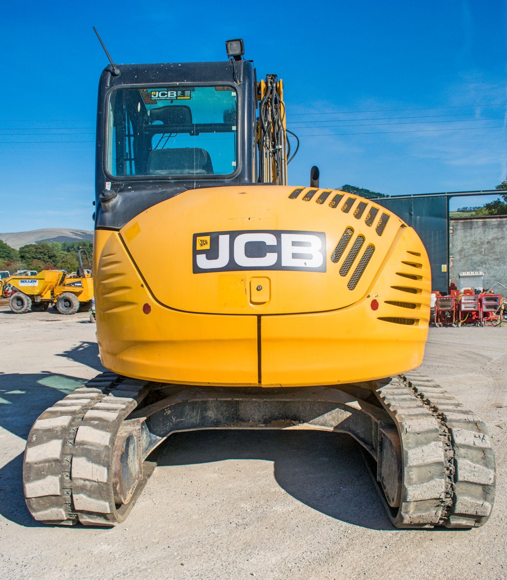 JCB 8085 ZTS 8.5 tonne rubber tracked excavator Year: 2013 S/N: 1073047 Recorded Hours: 95075 (Clock - Image 6 of 19