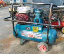 Receiver mounted petrol driven air compressor