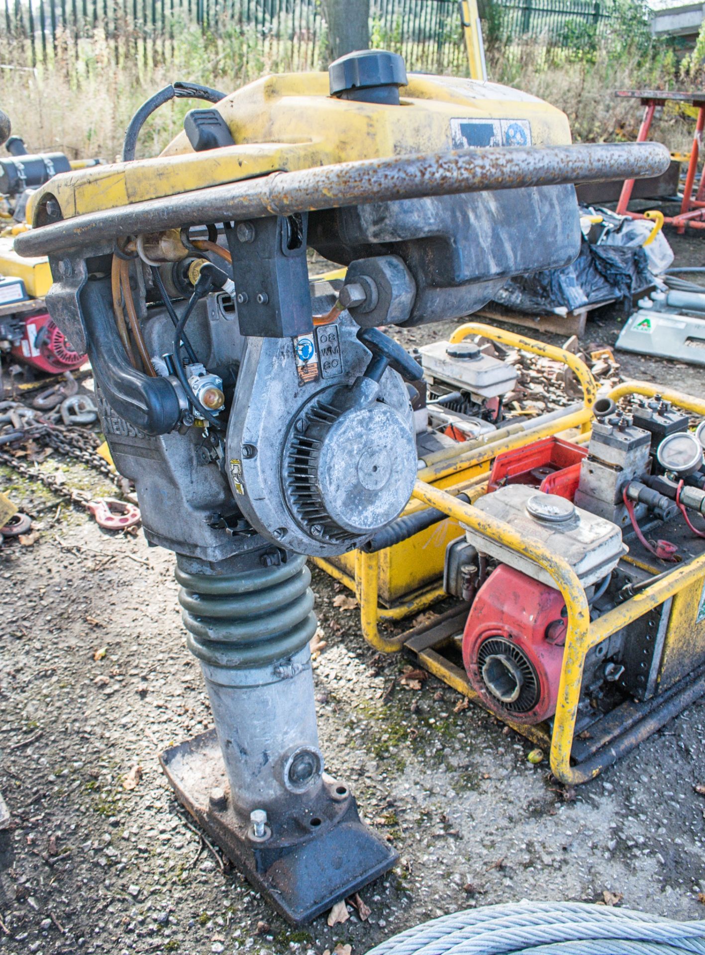 WACKER NUESON petrol driven trench compactor