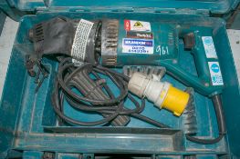 Makita 110v core drill c/w carry case ** In disrepair **