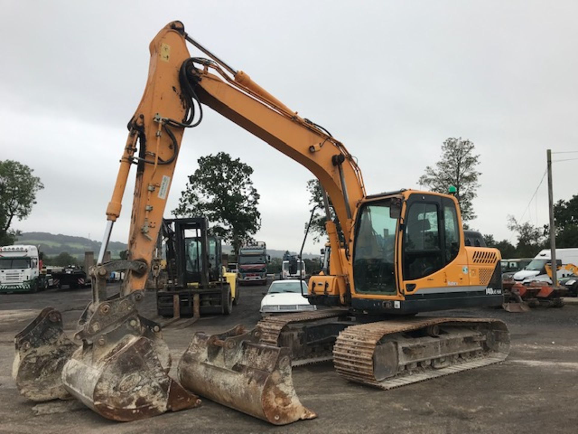 2016 Hyundai R140 LC -9A 14 tonne steel tracked excavator