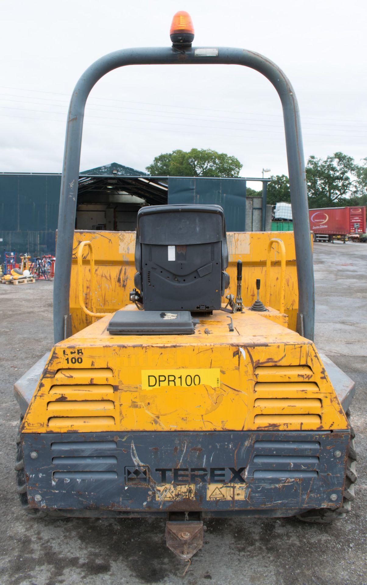 Terex 3 tonne straight skip dumper  Year: 2007 S/N: E703ER074 Recorded Hours:  DPR100 - Image 3 of 13