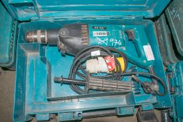 Makita 110v core drill c/w carry case