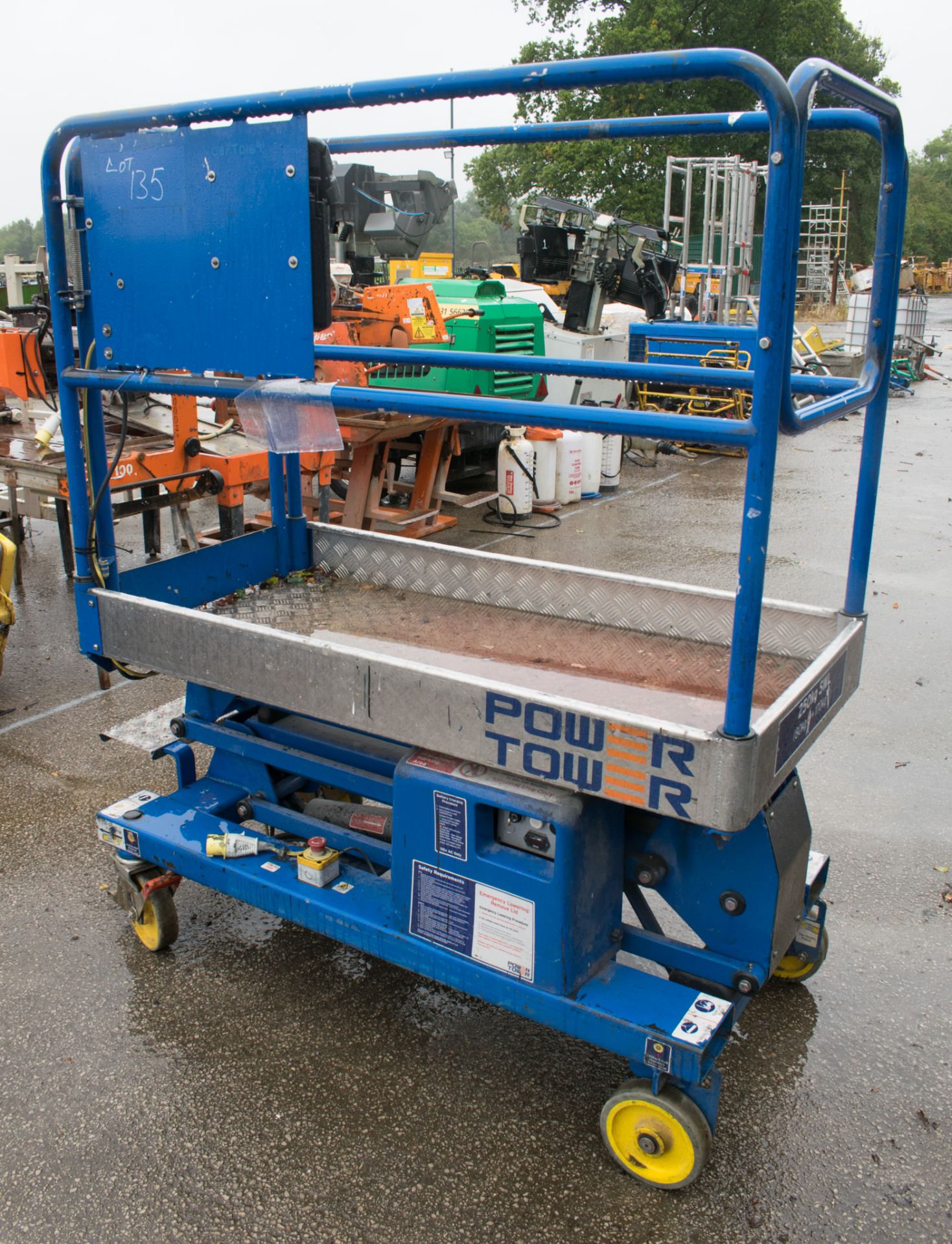 POWER TOWER battery electric scissor lift Year: 2016 08PT0169 - Image 2 of 2