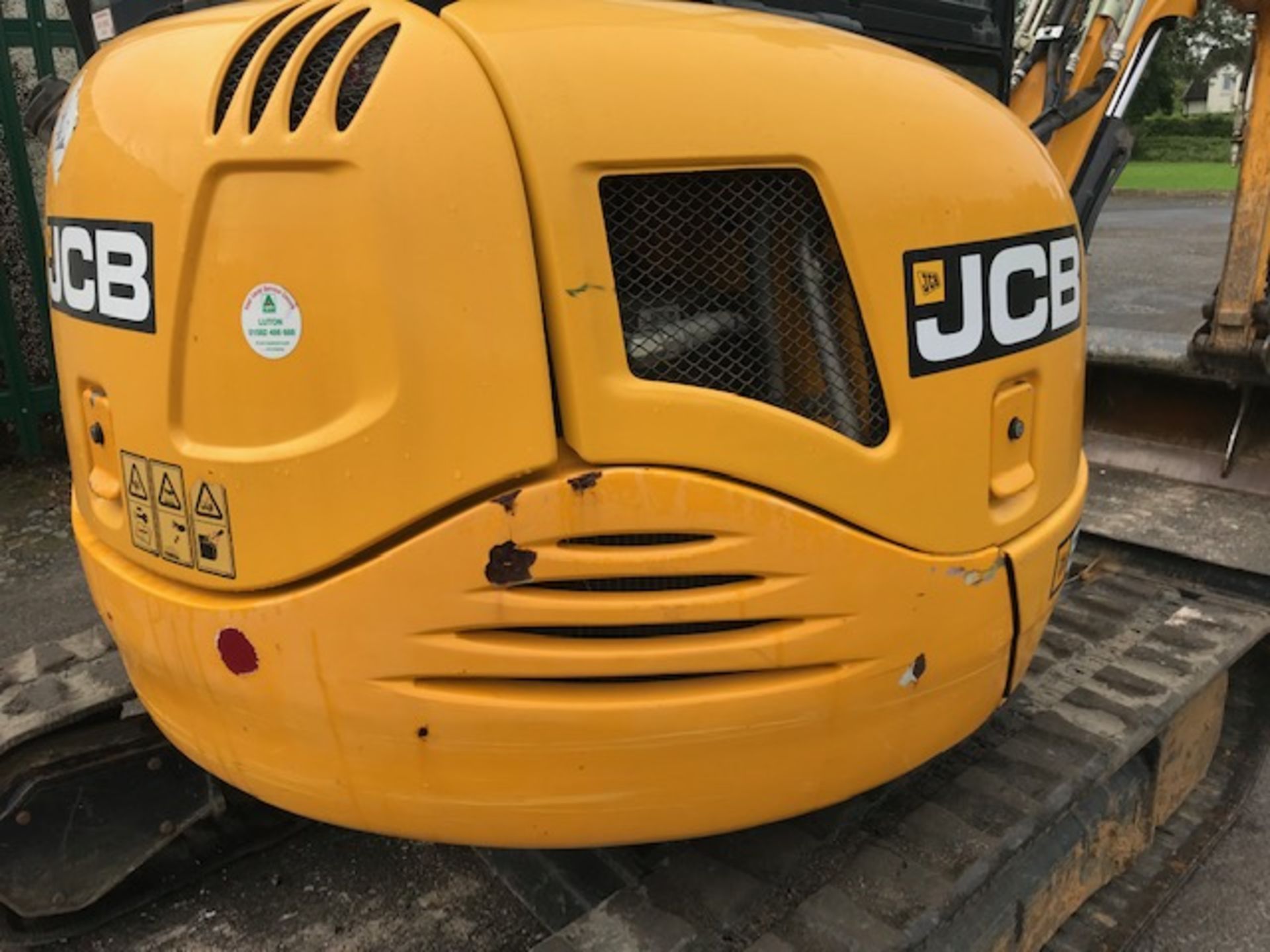 JCB 8025 ZTS 2.6 tonne rubber tracked zero tail swing mini excavator Year: 2013 S/N: 02226106 - Image 14 of 18