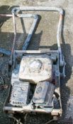 Petrol driven beam screed unit