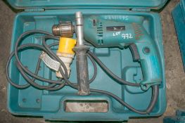 Makita 110v power drill c/w carry case