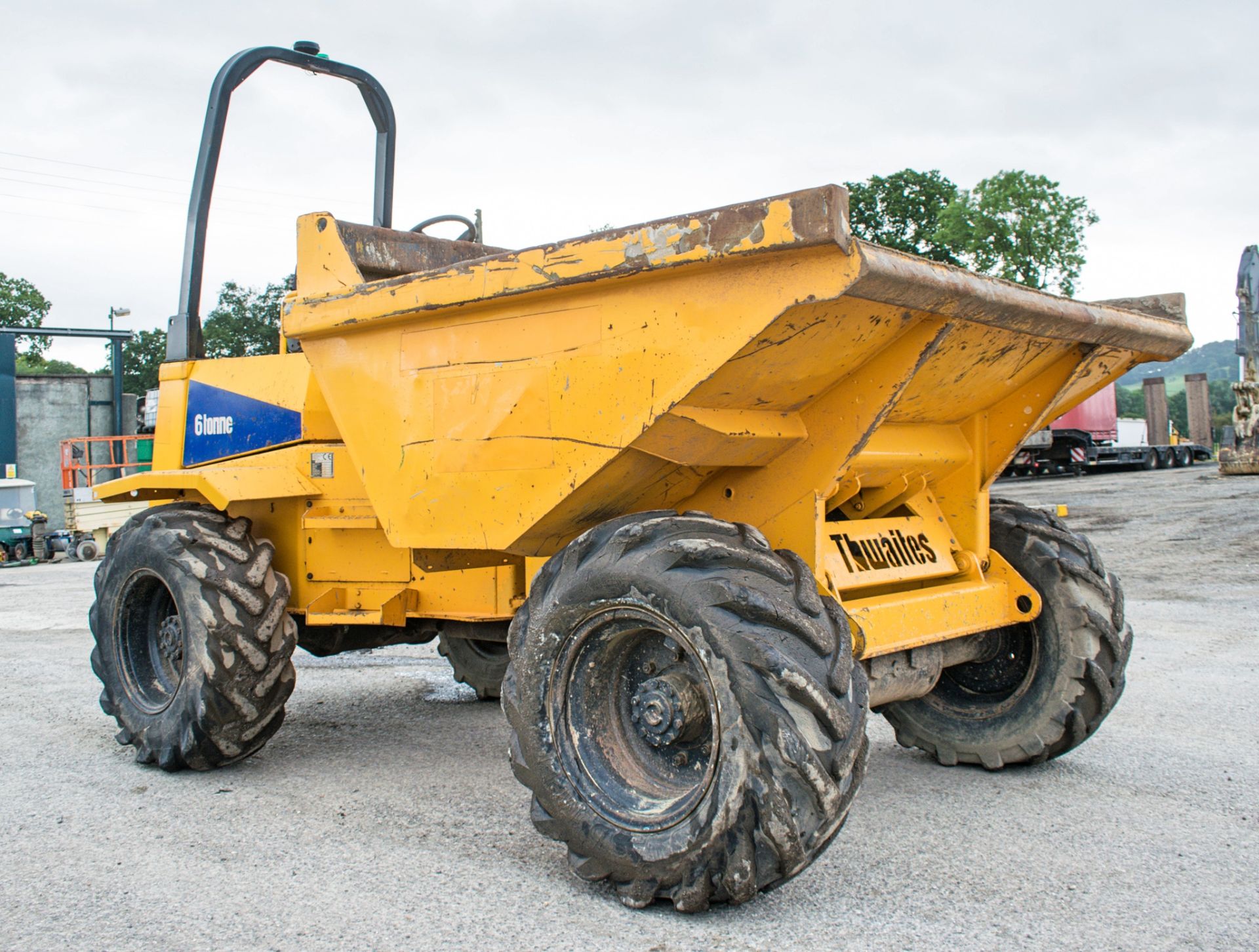 Thwaites 6 tonne straight skip dumper Year: 2005 S/N: 7A7275 Recorded Hours: 3971 1905 - Image 2 of 14