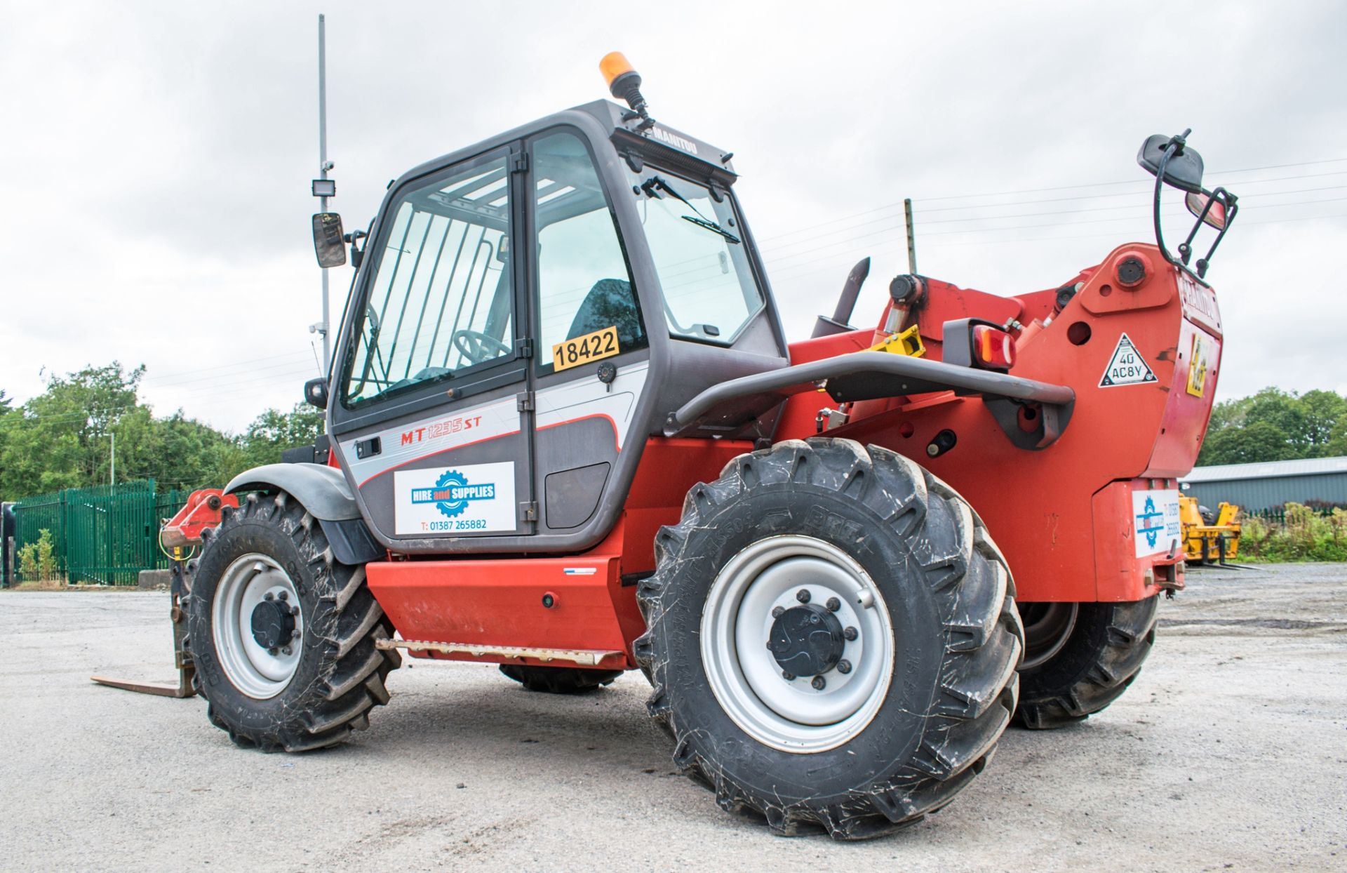 Manitou MT1235 ST 12 metre telescopic handler Year: 2011 S/N: 593550 Recorded Hours: 2568 18422 - Image 3 of 13