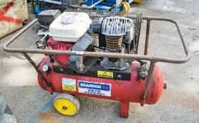 Receiver mounted petrol driven air compressor