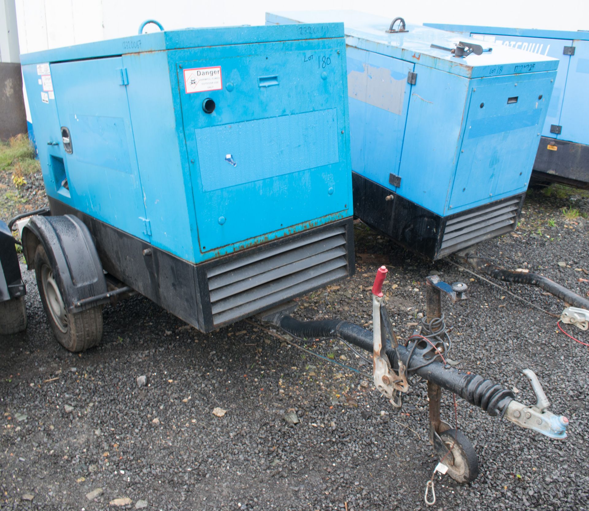 STEPHILL SSDX 20 20 Kva diesel driven fast tow generator Recorded hours: 15602 12320067