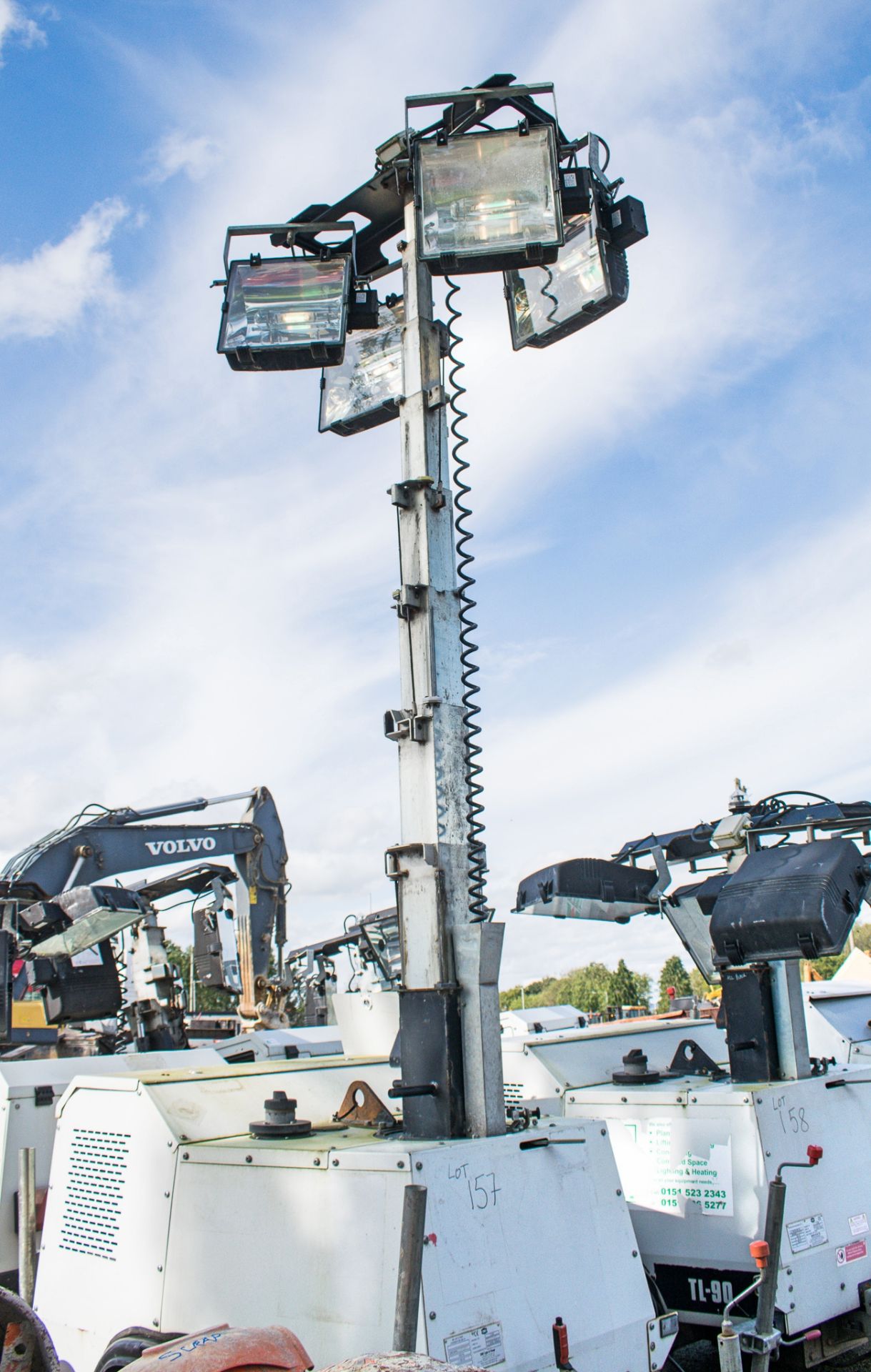 SMC TL-90 diesel driven mobile tower light Year: 2012 S/N: 129402 Recorded hours: 4478 A653669 - Image 4 of 4