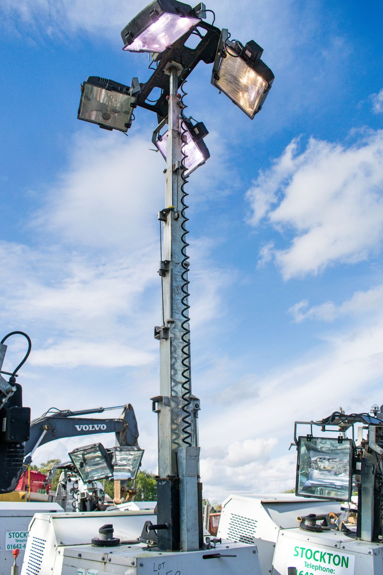 SMC TL-90 diesel driven mobile tower light Year: 2014 S/N: 410656 Recorded hours: 8157 A650047 - Image 4 of 4