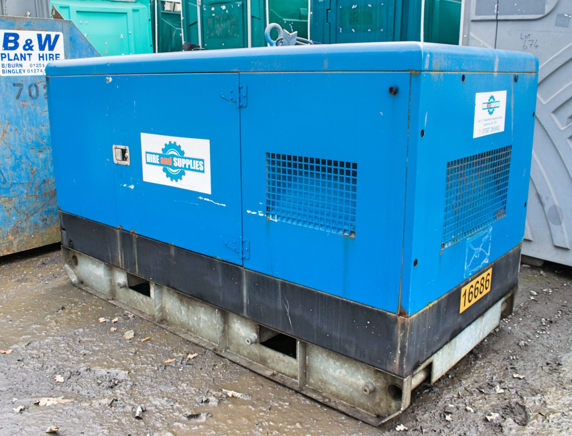 Pramac  60kva Diesel driven generator Recorded hours: 20,493