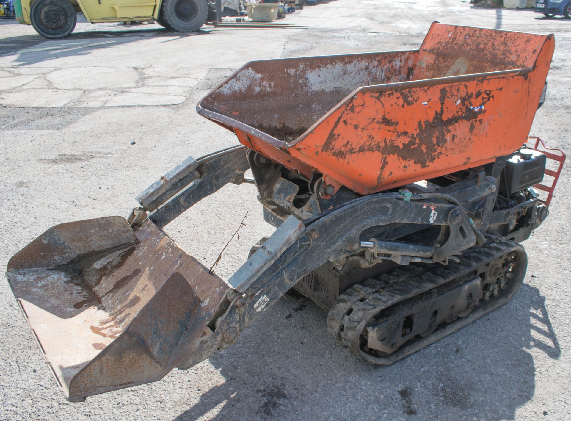 CORMIDI C10.80 DHT diesel driven walk behind self loading high tip rubber tracked dumper Year: - Image 5 of 5