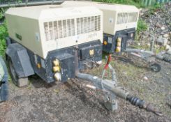 DOOSAN 731 E diesel driven mobile air compressor/generator Year: 2009 S/N: 319421 Recorded hours: