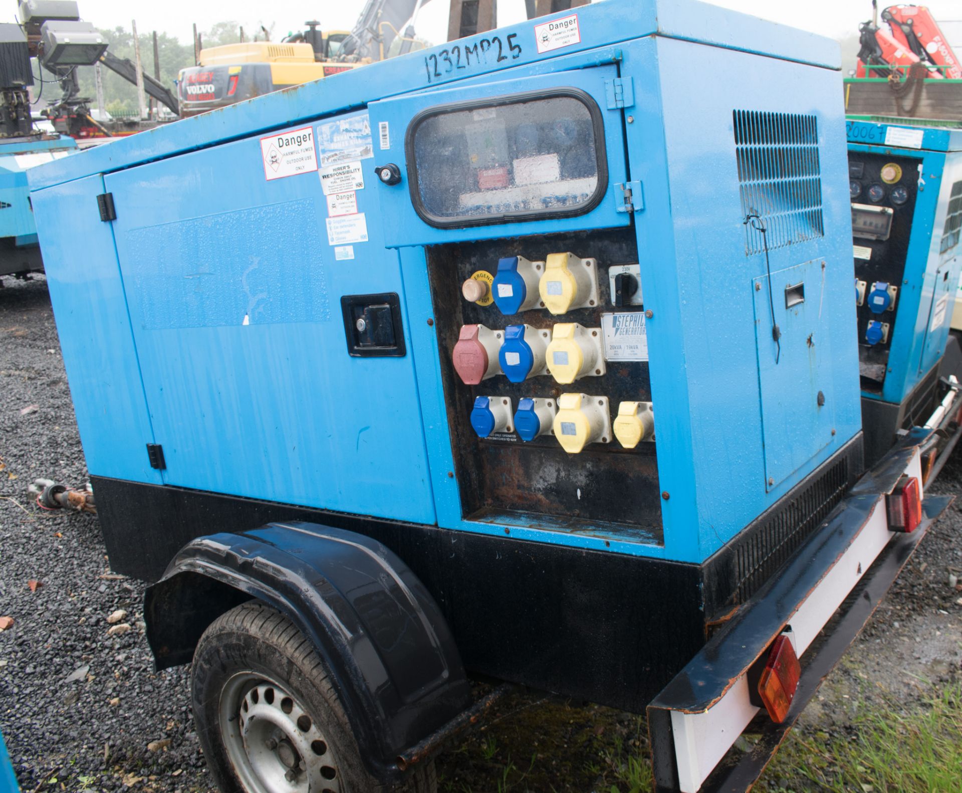 STEPHILL SSDX 20 20 Kva diesel driven fast tow generator Recorded hours: 15602 1232MP25 - Bild 2 aus 4