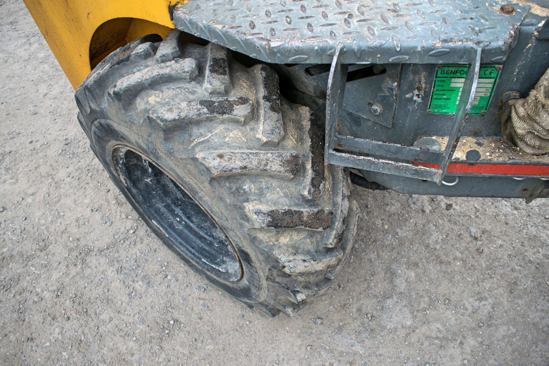 Benford Terex HD1000 1 tonne hi-tip dumper Year: 2003 S/N: E309HM372 Recorded Hours: 2513 W00DMG91 - Image 10 of 14