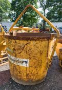 1500 litre steel tipping tub/skip