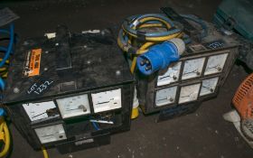 2 - STEPHILL 110 volt/240 volt load bank tester *both damaged*