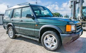 Landrover Discovery TD5 ES 2.5 TD5 Automatic 5 door 4 wheel drive vehicle  Reg No; X541 ONW  Date of