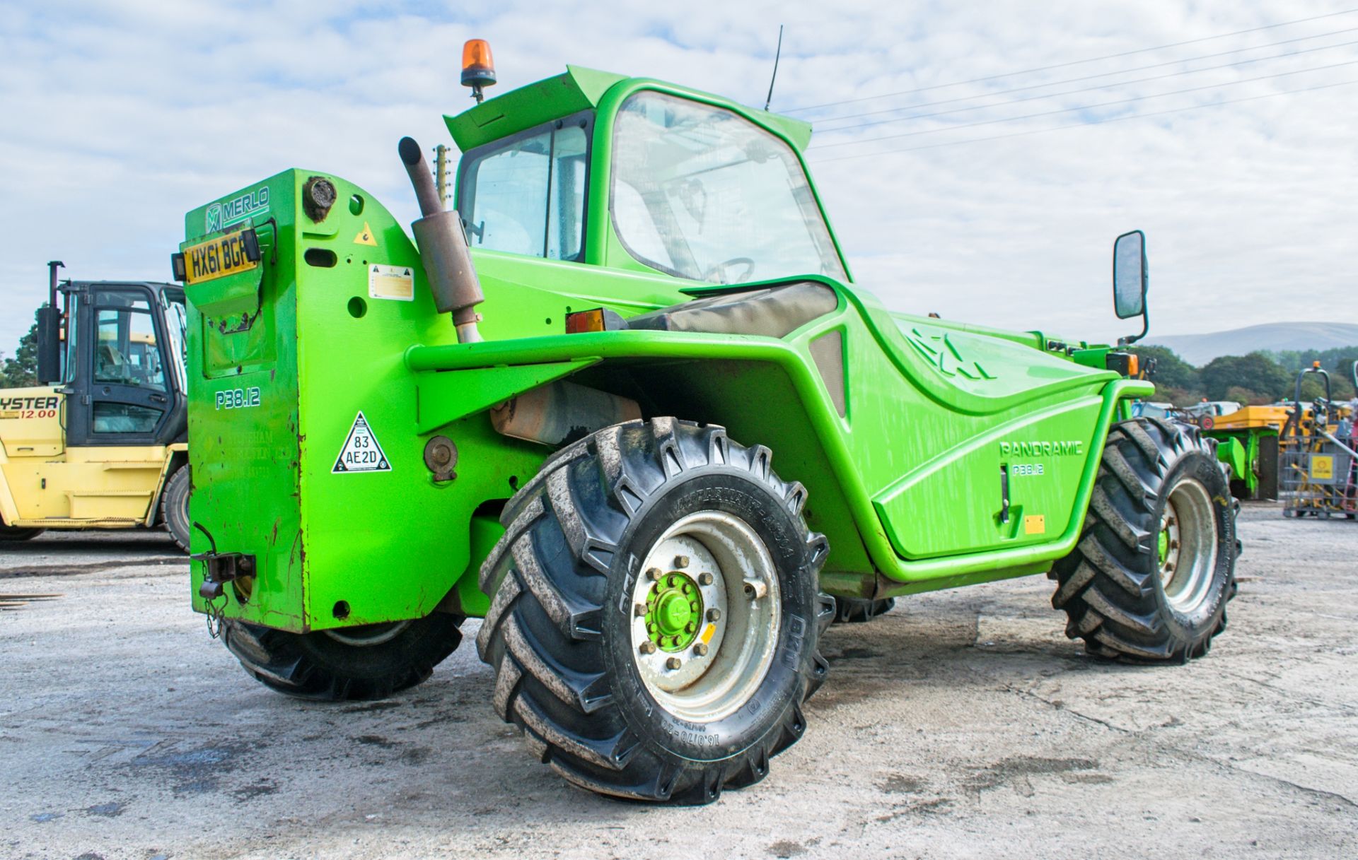 Merlo P38.12 12 metre telescopic handler  Year: 2011 S/N: 1343786 Recorded Hours: 7973 - Image 3 of 13