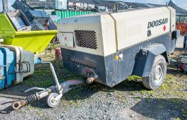 Doosan 771 diesel driven mobile air compressor Year: 2012 S/N: 523148 Recorded Hours: 2510 A577413