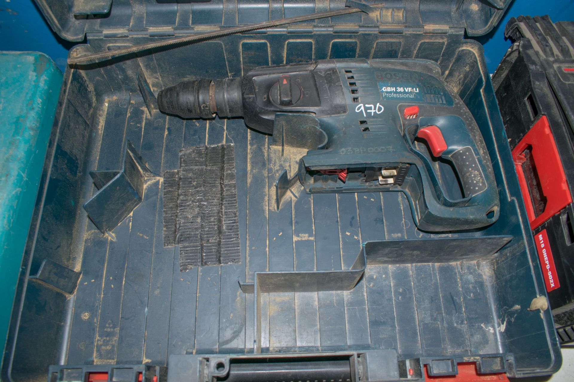 Bosch 36v cordless hammer drill c/w carry case ** No battery or charger **