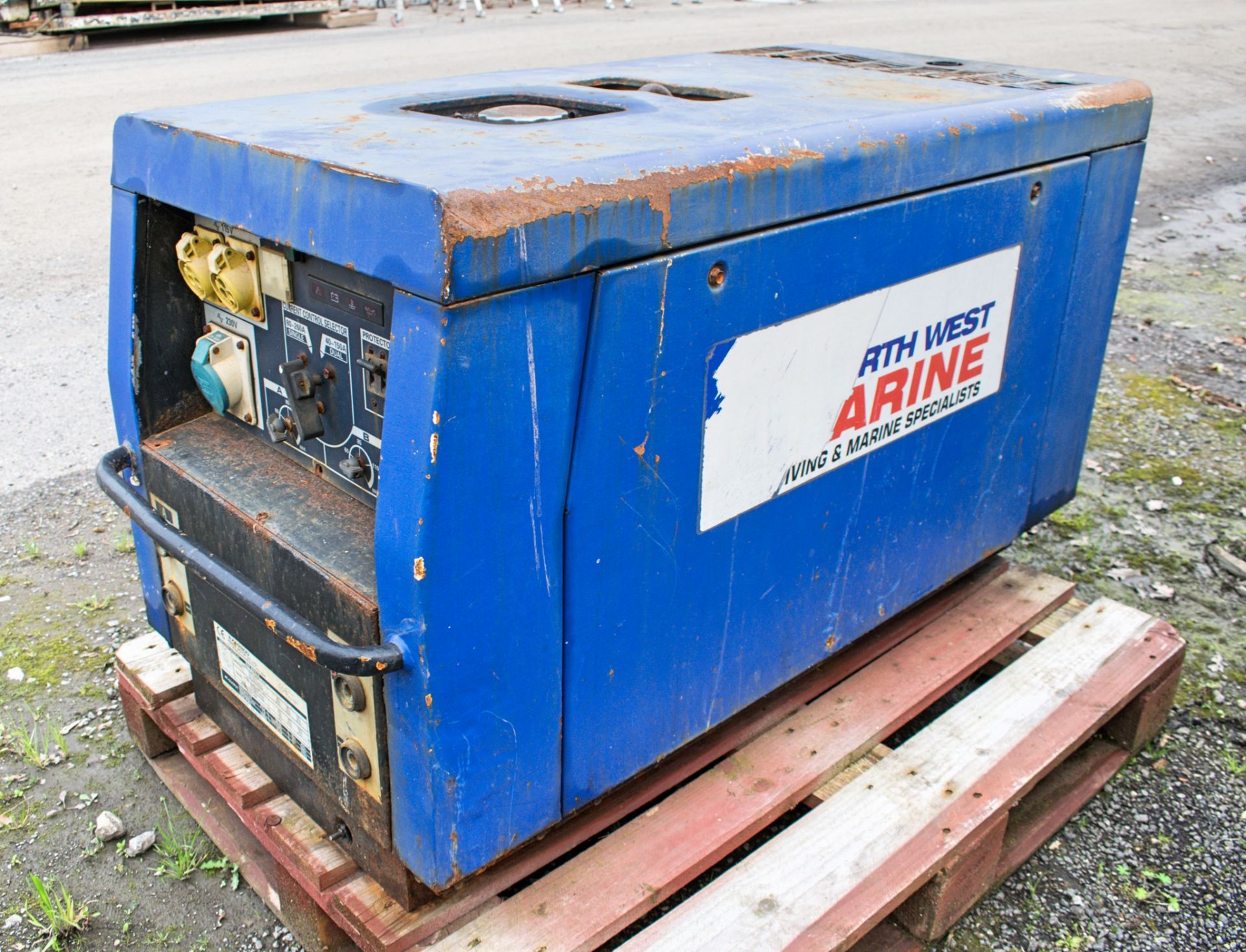 HONDA EXW 280D diesel driven welder generator Recorded hours: 4093