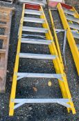 8 tread glass fibre framed step ladder