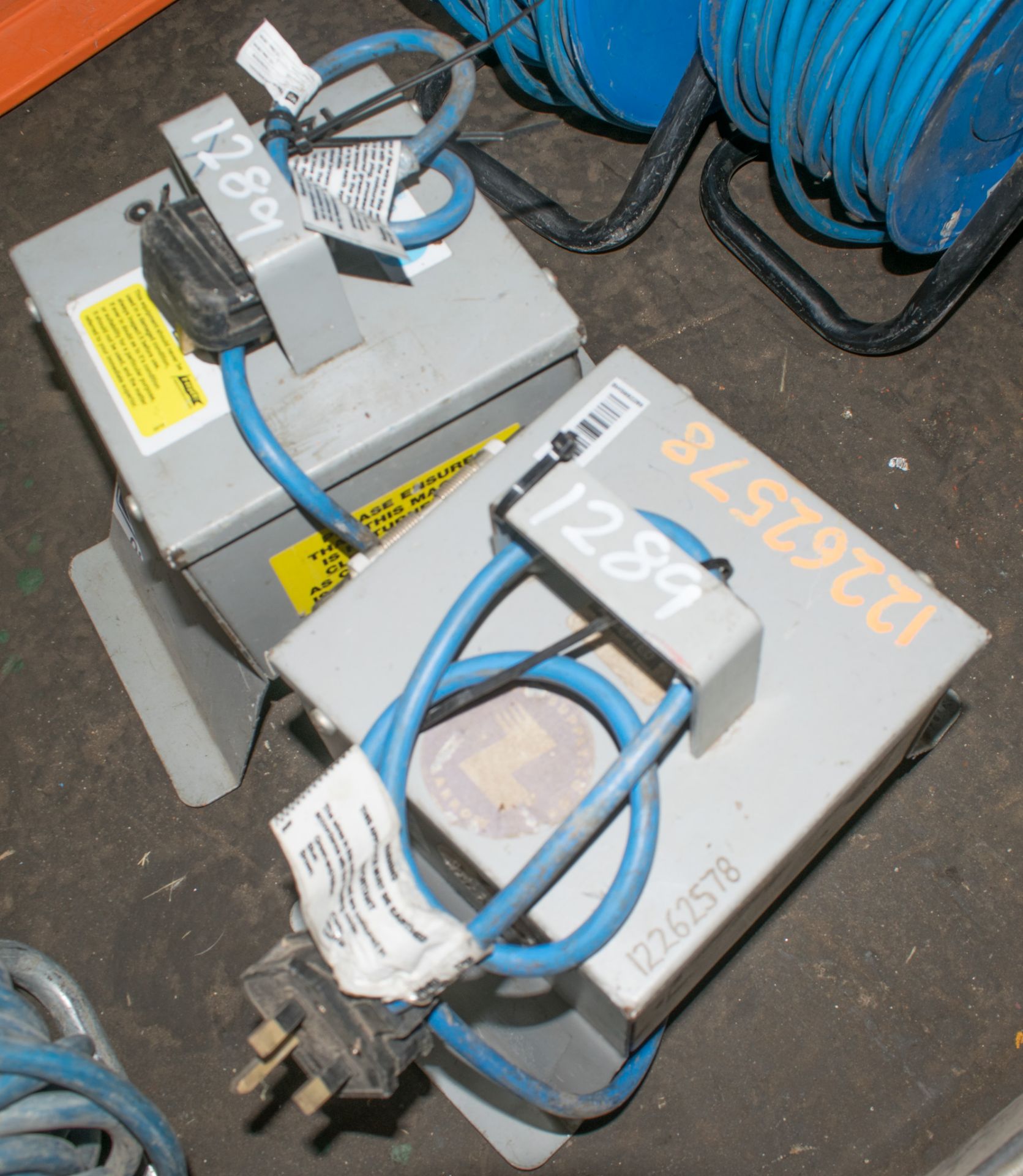 2 - 240 volt RCD distribution boxes