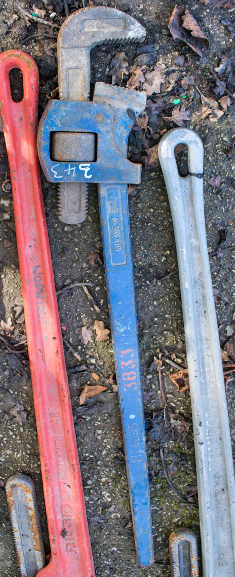 RECORD 36' adjustable pipe wrench