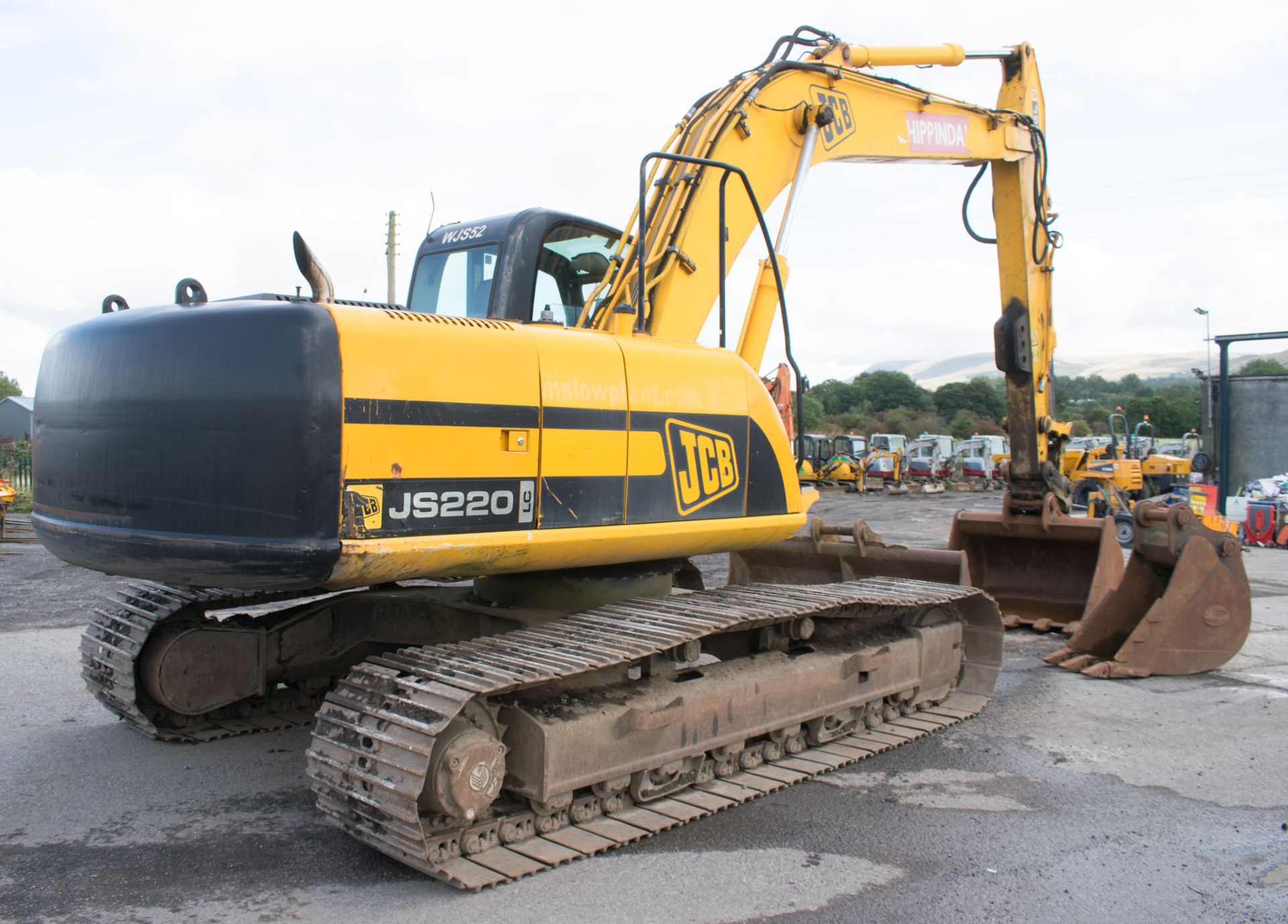 JCB JS220 LC 22 tonne steel tracked excavator Year: 2008 S/N: 81611097 Recorded hours: 7160 Complete - Image 5 of 18