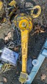 YALE chain lever hoist Complete with rail clamp A652277/652278