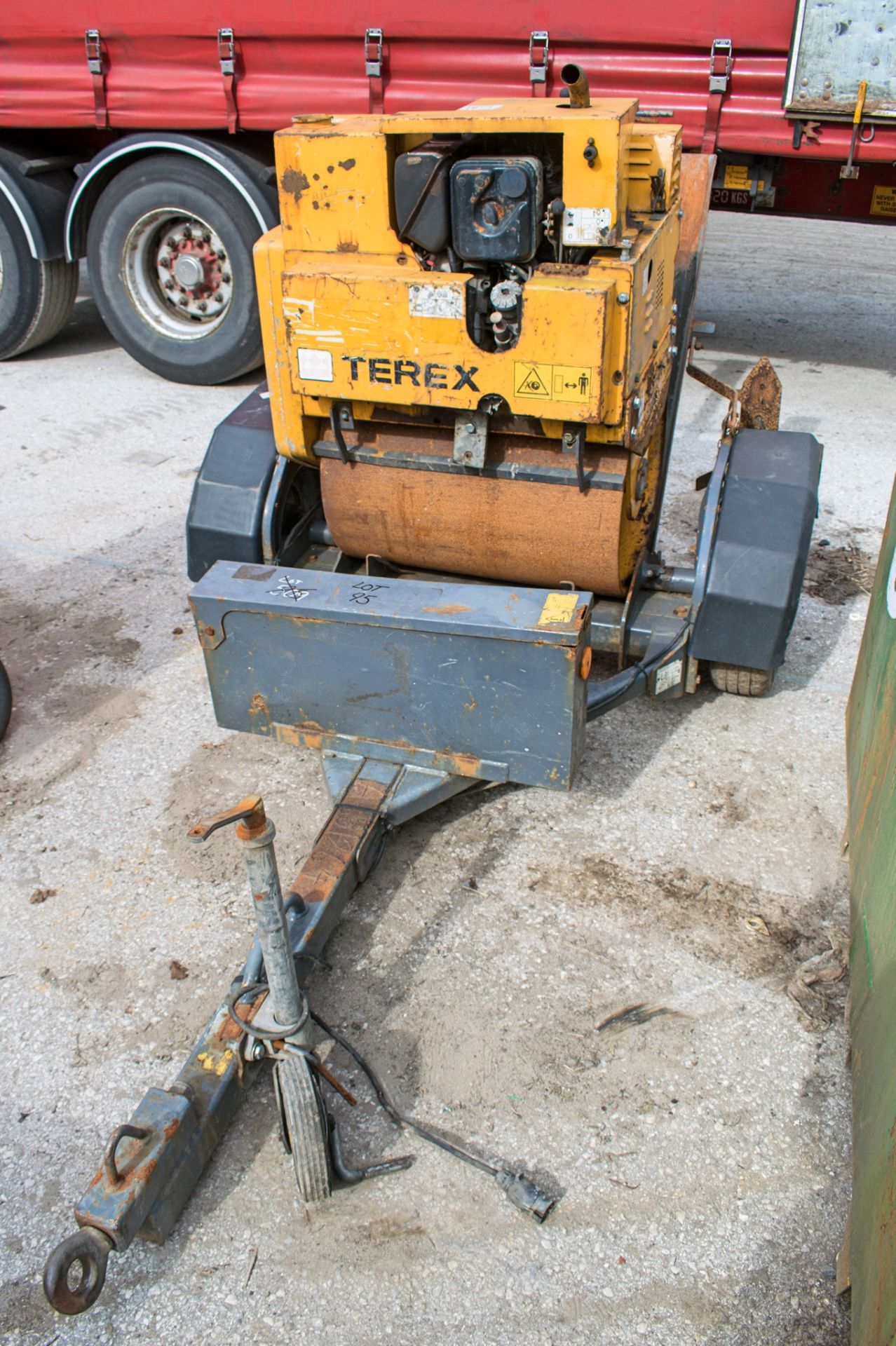 TEREX MBR 71 HEW diesel driven pedestrian roller breaker Year: 2012 S/N: 0075 Complete with roller