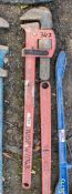 ROTHENBERGER 36' adjustable pipe wrench