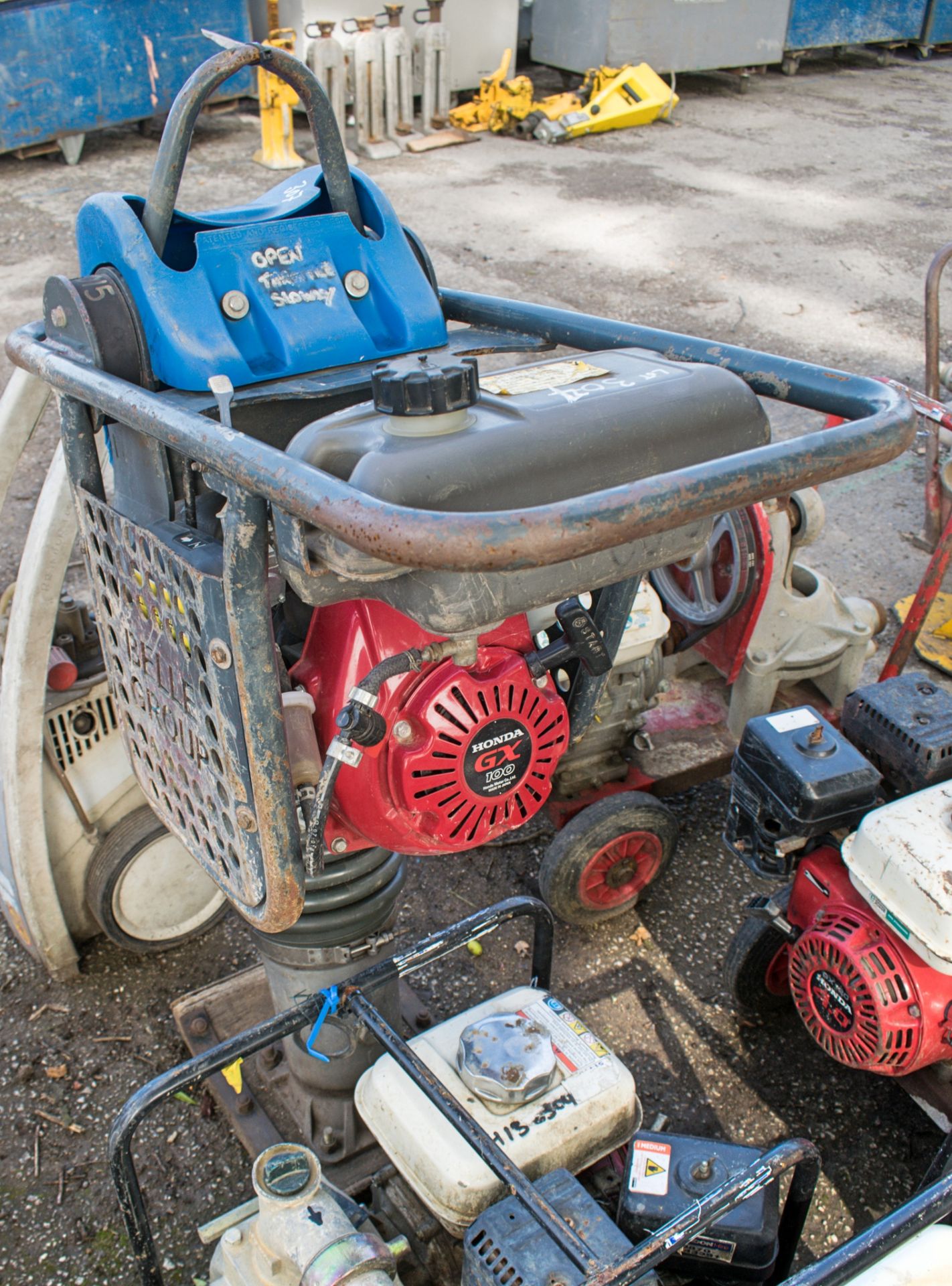 BELLE petrol driven trench compactor